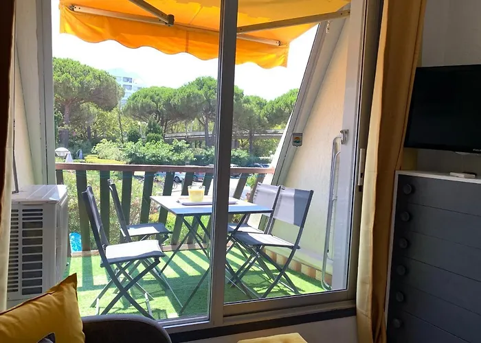 Super ! Terrasse, Clim, Parking, 2min Plage. شقة لا غراند موت